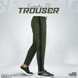 Twill Pant Style Trouser - Light Ash