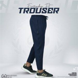 Twill Pant Style Trouser - Deep Ash